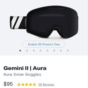 Blenders Snow Goggles - Black Gemini II Aura